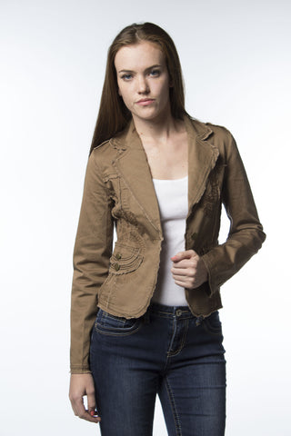 Tailored Corset Cotton Jacket-508