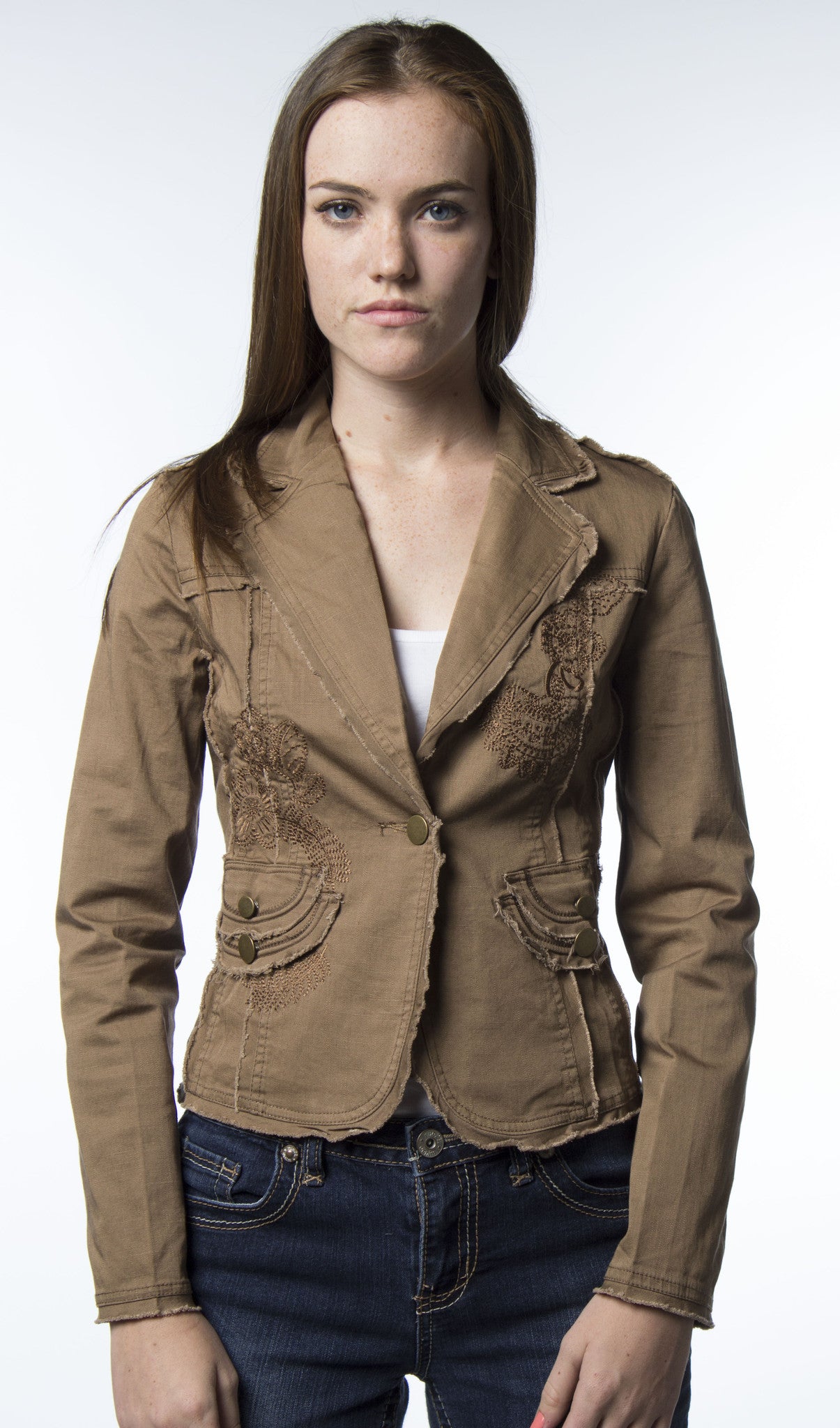 Tailored Corset Cotton Jacket-508